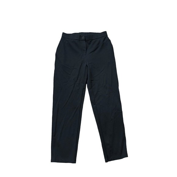 Eileen Fisher Pants - Eileen Fisher  Tencel Pants Tapered Ankle Pockets Elastic Waist‎ Black Size XS